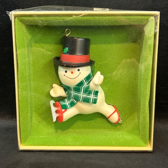 Hallmark Other - Hallmark Tree Trimmer Collection Skater Snowman Ornament Christmas‎ Vintage